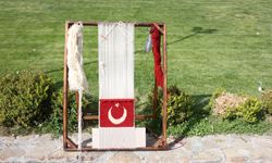 1001 ilmekten oluşan Türk bayrağı dokuması tamamlandı