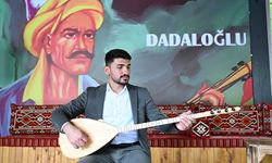Genç ozan diyar diyar gezip aşıklık kültürünü yaşatıyor
