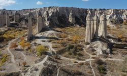 Kapadokya muhteşem renklerle birleşti