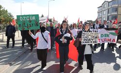Nevşehir'de İsrail’e tepki için yürüyüş düzenlendi