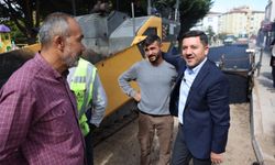 Başkan Arı saha çalışmalarını inceledi