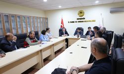 Tarım arazilerinin tespit çalışmaları görüşüldü