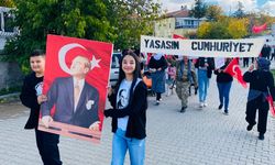 Köy halkı 29 Ekim’i coşkuyla kutladı