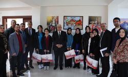 Dereceye giren öğrenciler ödüllerini aldı