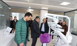Rektör Aktekin yeni Diş Hekimliği Fakültesini inceledi