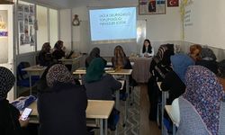 Kadınlara sağlık kuruluşlarının hizmetleri anlatıldı