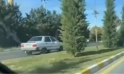 Ters yönde giden sürücü bedelini ağır ödedi (video)