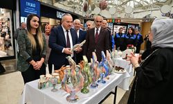 Nevşehir’de seramik sergisine yoğun ilgi