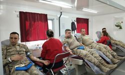 Nevşehir jandarmasından Kızılay’a kan bağışı