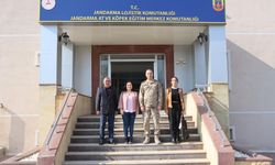 Güzelyurt Muhtarlığından JAKEM Komutanı Fırat’a ziyaret