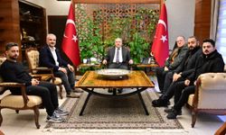 Vali Fidan, Düzceli gazetecileri makamında ağırladı