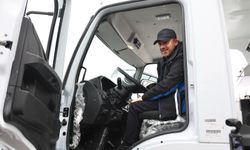 Başkan Arı karla mücadele için direksiyona geçti