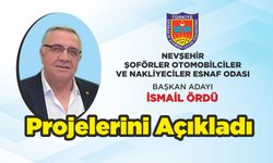 Şoförler Odası Başkan Adayı İsmail Ördü projelerini açıkladı