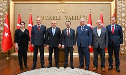 PÜİS heyeti, Vali İlhami Aktaş ile bir araya geldi