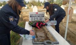 Şehit polis 28 yıl sonra dualarla anıldı