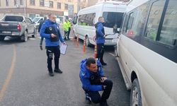 Ürgüp’te dolmuş ve servis araçlarına denetim