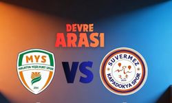 Suvermez Kapadokyaspor’dan kıyasıya mücadele: İlk yarı bitti