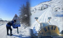 Ürgüp’te karın ardından yoğun mesai