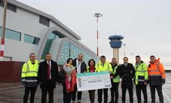 Kapadokya Havalimanı’nda 750.000’inci yolcu törenle karşılandı