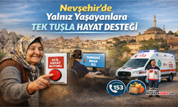 Nevşehir Belediyesi’nin "Acil Hayat Butonu" uygulaması başladı