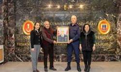 Güzelyurt Muhtarlığından Jandarma Komutanı Çelik’e ziyaret