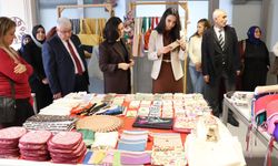 ADEM kursiyerlerinin yıl boyu çalışmaları sergilendi