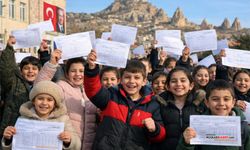 Nevşehir’de öğrenciler karne aldı, tatil başladı!