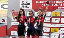 Nevşehirli sporcular pist bisikletinde 5 madalya kazandı
