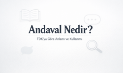 Andaval ne demek?