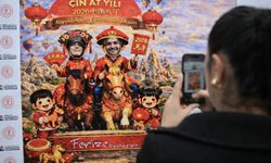 Kapadokya’da büyüleyici atmosfer: Vadiler kırmızıya büründü