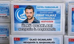 Nevşehir Ülkü Ocakları, şehit Fırat Çakıroğlu adına 800 aileye ulaştı