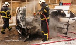 Nevşehir’de korku dolu anlar: Otomobil küle döndü