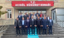 Acıgöl protokolü bayramda buluştu: Birlik mesajı verildi
