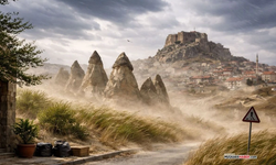 Nevşehir’de fırtına: Rüzgar saatte 80 kilometreye çıkabilir