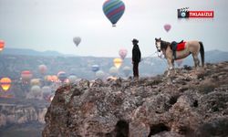 Kapadokya’yı 7 yaşından beri at sırtında keşfediyor