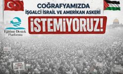 “Coğrafyamızda işgalci İsrail ve Amerikan askeri istemiyoruz”