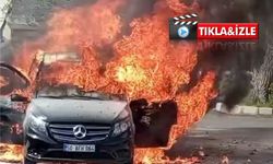 Avanos’ta araç yangını: Alevler 3 aracı sardı