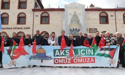 Nevşehir’de İsrail protestosu: Filistinli esirlere idam yasasına tepki