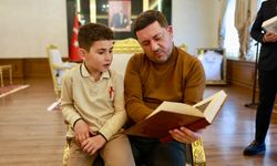 Başkan Arı, minik hayranını makamında ağırladı