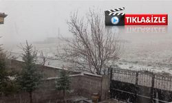 İlkbaharın ortasında Nevşehir'e kar sürprizi