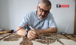Huzurevinde atölye kurdu: 71 yaşında ahşaba ateşle hayat veriyor