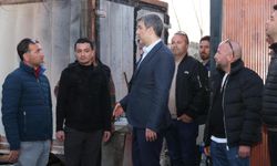Alan Başkanı Aslanbay’dan yangın sonrası ziyaret