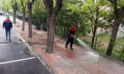 Avanos’ta bayram hazırlıkları başladı: Çarşı merkezi yıkandı