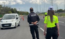 Bayram tatilinin son gününde yoğun trafik denetimi