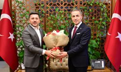 Başkan Arı’dan Vali Hüseyin Kök’e hayırlı olsun ziyareti