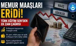 Memur maaşları eridi: Türk Eğitim Sen’den ek zam çağrısı