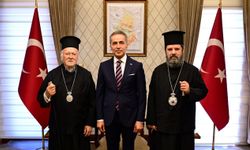Fener Rum Patriği Bartholomeos’tan Vali Kök’e ziyaret