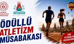 Nevşehir’de ödüllü atletizm heyecanı başlıyor