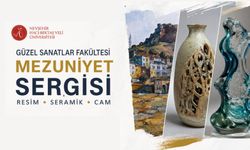 Nevşehir’de resim, seramik ve cam sanatı aynı sergide buluşuyor