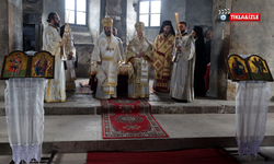 Fener Rum Patriği Bartholomeos Derinkuyu'da ayine katıldı